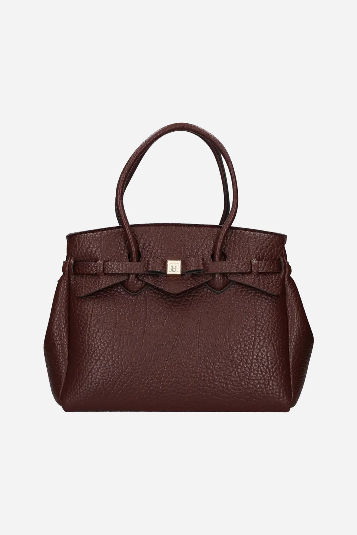 Miss Large Borsa shopping grande effetto pelle - Brown