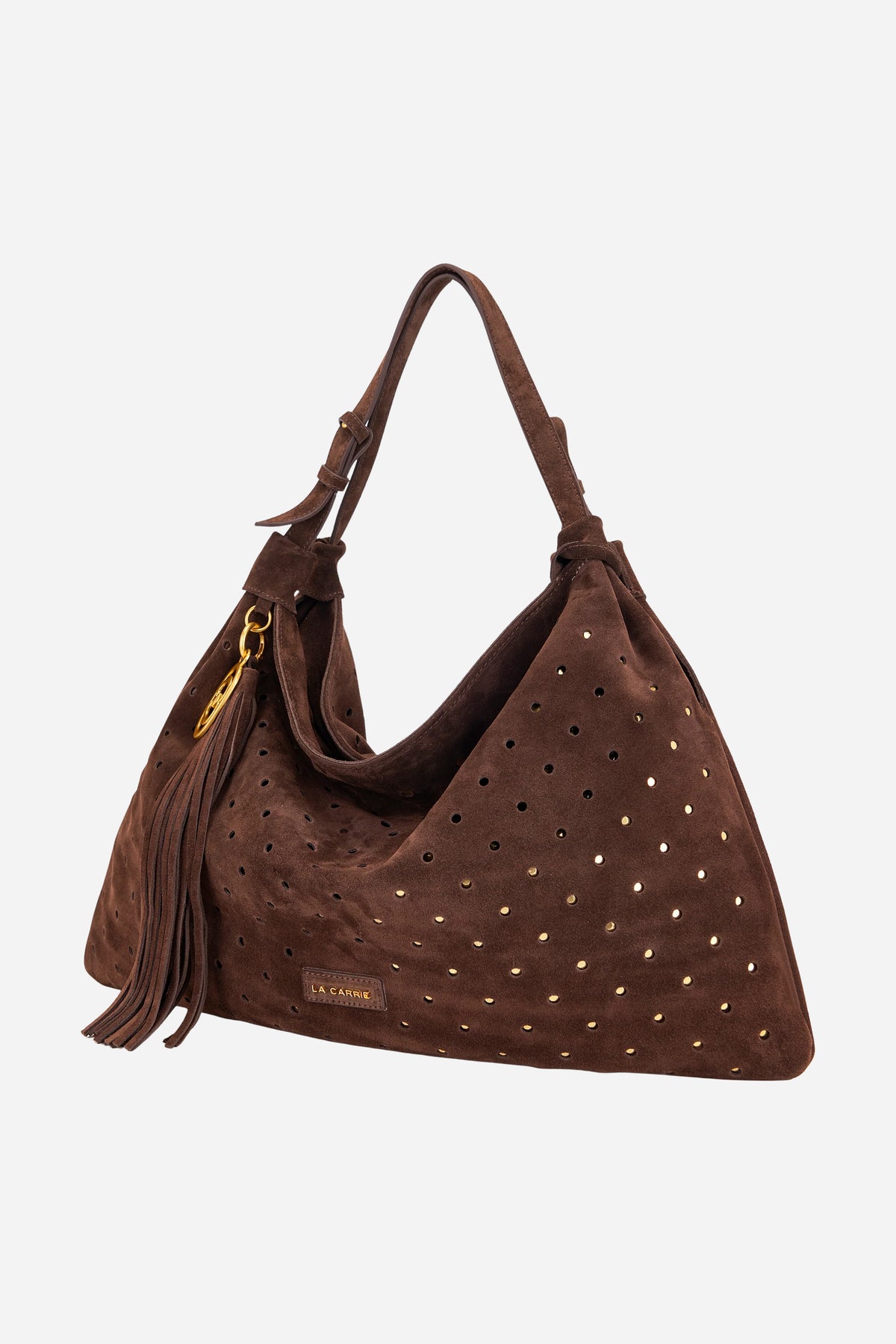 Metropolis Borsa shopping in suede traforata