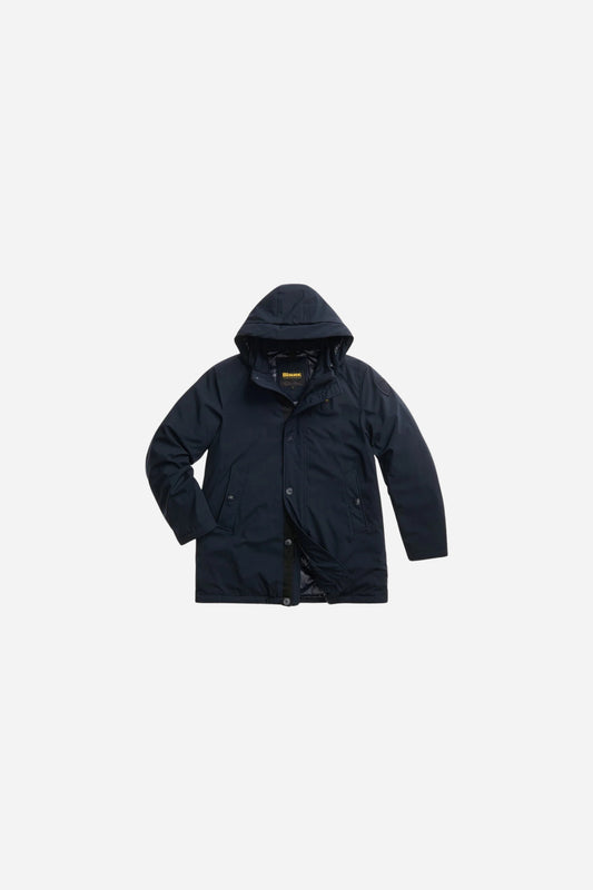 Chester Parka lungo con cappuccio removibile